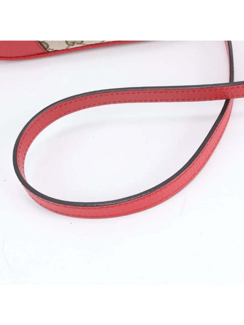 ★SOLD★ Gucci GG Canvas Leather Shoulder Bag Crossbody - Picture 2 of 12